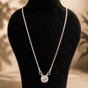 Celeste Spark Solitaire Pendant