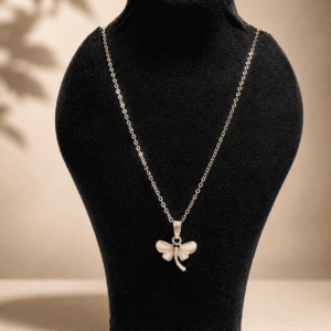 Golden Whisper Butterfly Pendant Necklace
