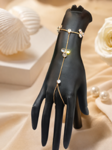 Crystal hand harness bracelet
