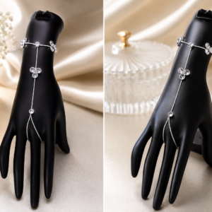 Celeste Crystal Hand Harness Bracelet